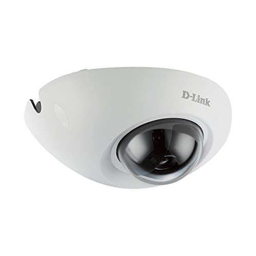  D-Link DCS 6210 - Telecamera di sorveglianza IP, per interni ed esterni, Dome, colore: bianco, Wall/Ceiling, 1920 x 1080 Pixel, colore: Bianco