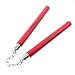 SparkFoam Safe Foam Rubber Training Nunchucks with Cord 2PCS for Kids & Beginners Practice and Training - Multi-Color and Style to Choose from (12 inch Foam with Chain, Black+Red w/Dragon)