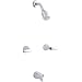 Kohler K-T15201-4S-CP Coralais Bath and Shower Faucet Trim, Polished Chrome