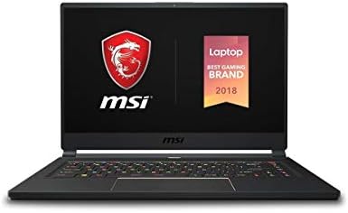 MSI GS65 Stealth-483 15.6" Gaming Laptop, 240Hz Display, Thin Bezel, Intel Core i7-9750H, NVIDIA GeForce RTX2060, 16GB, 512GB NVMe SSD, Thunderbolt 3