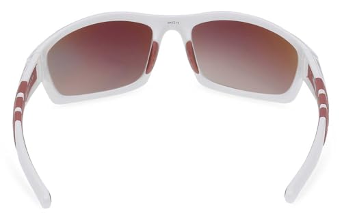 Harley-Davidson Women's Racer Square Sunglasses, Shiny White Plastic Frames3