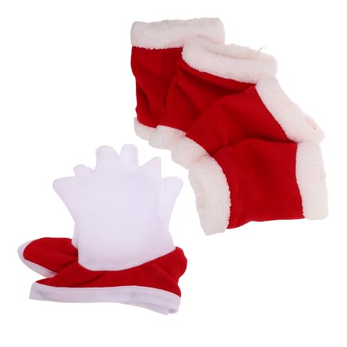 Costume cheval Noël haut de gamme en textile doux avec finitions de parade