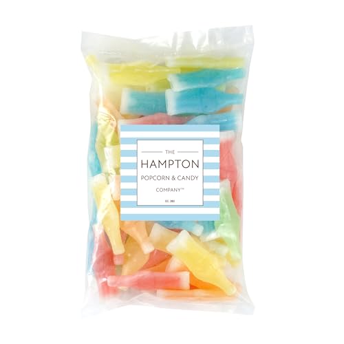 Wax Bottle Candy, 1lb Bulk Bag, Wax Juice Bottle, Retro Candy