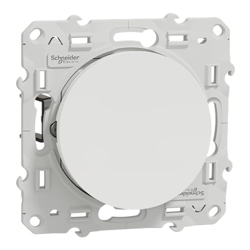 Schneider Electric - Odace, va-et-vient Blanc, 10 A à griffes - S525204