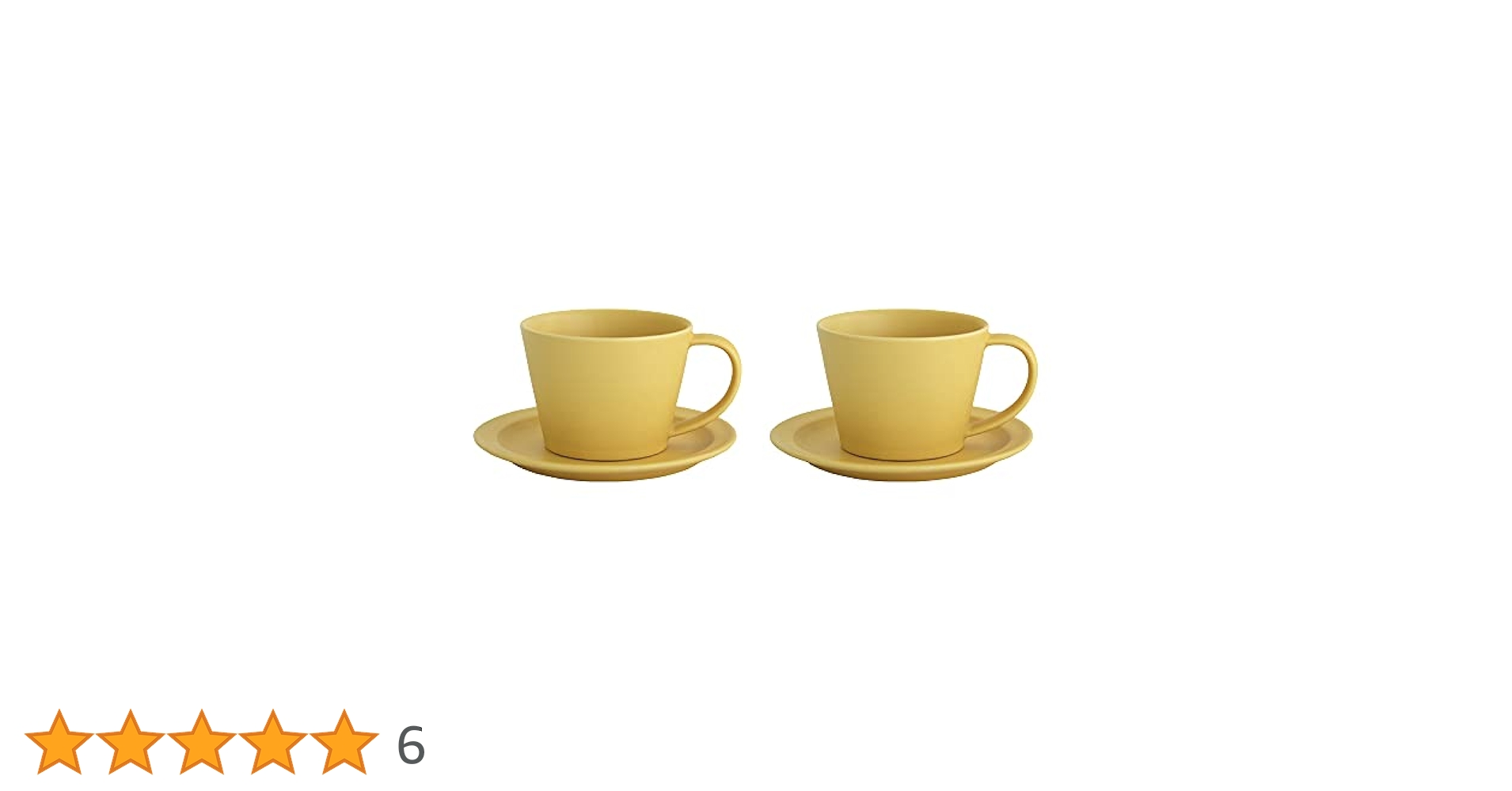 Amazon | SAKUZAN コーヒーカップ＆ソーサー 同色2客セット