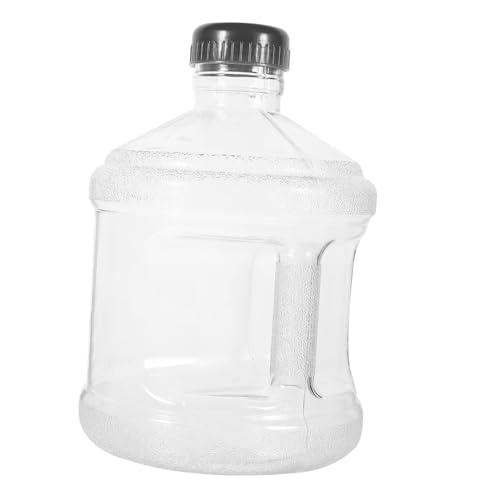 BESTonZON Portable Water Storage Container Durable Handheld Water Jug for Outdoor Activities Hiking Camping and Travel Lightweight Transparent Design for Easy Monitoring