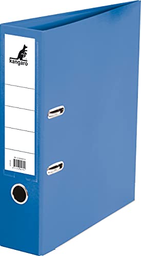 Kangaro PP Kunststoff Ordner 7 5 cm Rückenbreite DIN A4. Farbe Blau (Ringordner Aktenordner Briefordner) 7.5x28.5x31.5