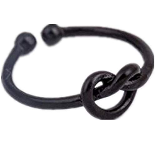 Luxury and Shining Simple Knot Open Adjustable Ring for women