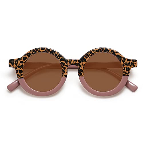Image of SOJOS Cute Round Polarized Sunglasses for Kids Girls Boys UV400 Protection De Sol Gafas Beach Holiday