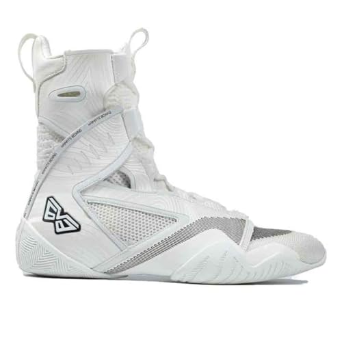 Men's Boxing Shoes, High Top Wrestling Boots Teenagers Sports Trainers for Kickboxing Sparring Fighting