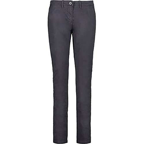 Pantaloni Lunghi in 98% 46 donna cotone antracite
