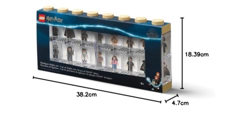 Image of LEGO Minifigure Display Case 16 Harry Potter, Stackable Container for Wall or Desk, Space for 16 Minifigures, Perfect for Home Office Display LEGO Storage
