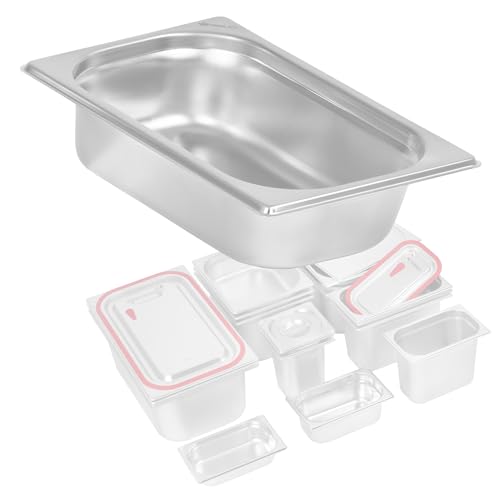 Mahlzeit Récipient GN 1/4 | Hauteur 65 mm | Récipient gastronomique | Récipient gastronorme, récipient thermique | Convient pour chauffe-plats, chafing dishes et bain maries