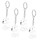 Supvox 4-Teilige Haustierhaar Aufbewahrungsbox Transparent Mit Staubdichter Kapsel Schlüsselanhänger Für Hundehaare Tragbare Erinnerung Geschenk Für Tierliebhaber