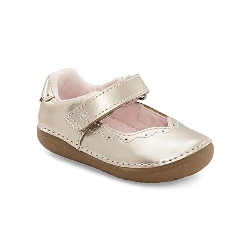 Stride Rite baby girls Sm Ginny Dress Shoe, Champagne, 3.5 Infant US