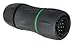 Circular Connector, Trim Trio UTS Series, Straight Plug, 4 Contacts