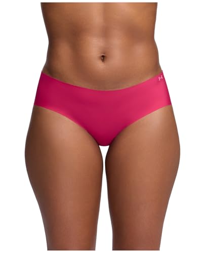 Image of Under Armour Women's 3-pack Pure Stretch No Show Hipster Underwear, All-day Comfort & Ultra-soft Fit