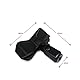 Universal Mikrofonhalter,3 Stück Halterung für Mikrofon-Clip Mikrofonklemme Flexibel Mikrofonklemme Klammer Mikrofonhalter Schwarz Mikrofonklammer für Wireless und Handheld Mikrofon Bühnentreffen