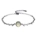 Produktbild Ogquaton 1X Handgemachte Armbänder Frauen Mädchen Charme Mondstein Armreif Hand Kette Armband Party Hochzeit Schmuck Langlebig und Nützlich