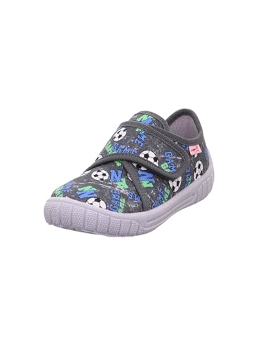 Superfit Bill Hausschuhe, GRAU/GRÜN 2040, 28 EU