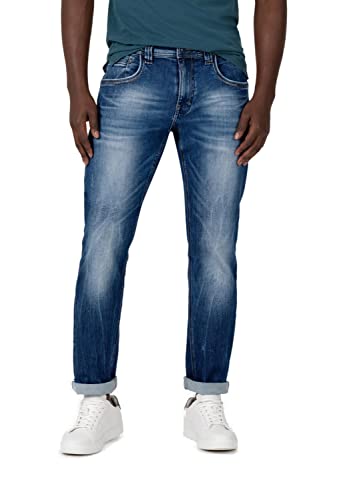 Timezone Herren Regular GerritTZ, White Scrub Wash, 32W / 34L EU