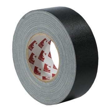 GWS Scapa 3101 Lot de 36 rouleaux de ruban adhésif imperméable de qualité supérieure Noir 300 microns 25 mm x 50 m