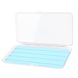 CHICIRIS Fliegenfischerbox mit Transparentem Deckel und Silikonpolster, Starkem Magnetverschluss, Einlagiger Angelablage für Ein Effizientes und Angenehmes Angelerlebnis