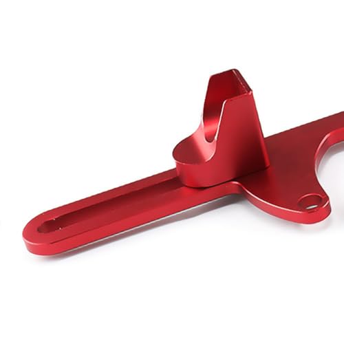 Support de câble d'accélérateur Holley 4500 Htostar Racing en aluminium rouge anodisé