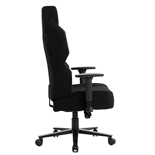 Cadeira Gamer Elements Magna Linho Preta glide