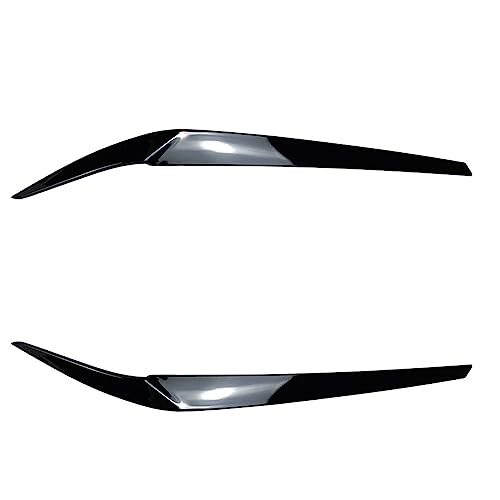 Paupières de phares noir brillant en ABS pour BMW Série 5 G30 G31 2017-2021
