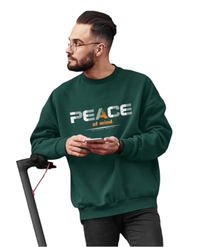Image of Men Regular Fit Crew-Neck Sweatshirt