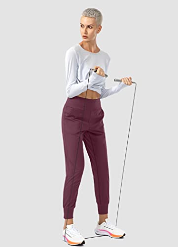 Image of Soothfeel Women's Joggers with Zipper Pockets High Waisted Athletic Workout Yoga Pants Joggers for Women