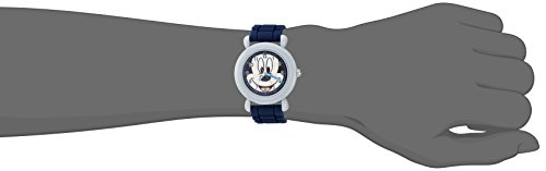 Disney Reloj WDS000522 analógico de Mickey Mouse con correa de silicona azul 2