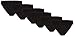 Produktbild Amazon Essentials Bikinihose aus Baumwolle mit hohem Schnitt, Übergröße, 6er-Pack Unterwäsche, Schwarz, 4X Plus