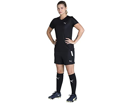 Image of Puma Womens teamLIGA Shorts W, Black-White, 2XS (70493603)