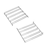Kit Griglia Destra + Sinistra Supporto Laterale Forno 215 x 95 x 35 mm | Telaio Porta Teglie e Griglie Supporto Interno per Leccarde per Forno Cucina Compatibile con Ariston Ed Ulteriori