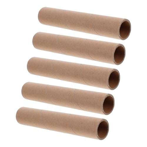 Angoily 5pcs Round Cardboard Cylinder Heavy Duty Packing Tube for Art Prints Engineering Drawings Storage