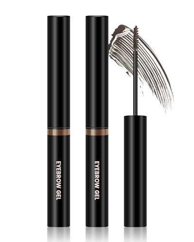 Image of 2Pcs Thickening Eyebrow Gel, Brown Tinted Brow Gel Long Lasting Waterproof