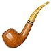 Savinelli Miele Series - Honeycomb Pattern Hand Crafted Briar Pipe, Made in Italy, Polished Finish, 626