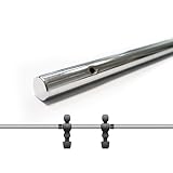 Kickerstange 16 mm Vollstahl, verchromt – Ersatzstange für Tischkicker, kompatibel mit 16 mm...