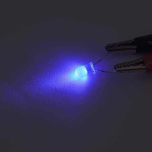Proster 525 PCS Resistor Kit with 300 PCS Diodes Set 17 Values 1% Resistors 0 Ohm-1M Ohm 1/4W Metal Film Resistors Assortment with 2pin Light Emitting Diodes Round Head LED Lamp Diodes Resistor Kit