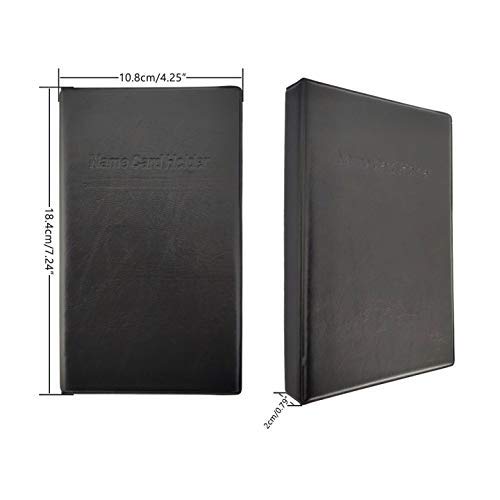 Zufecy 15 Business Card Organizer Business Card Holder Book, Portable Business Card Binder File Sleeve Storage thumb #5