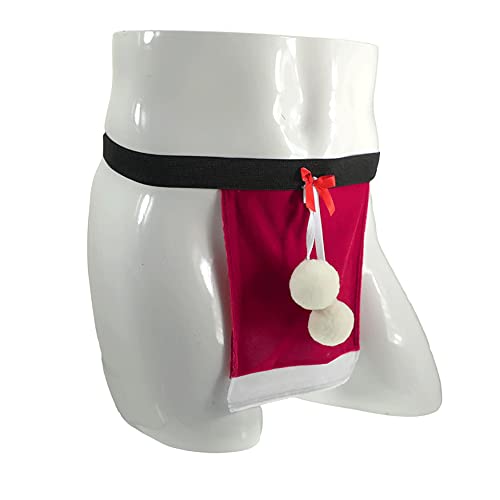 COMLIFE Men's Soft Spandex Thong Underwear Novelty Christmas G-String Fashion Underpanties Lingerie2