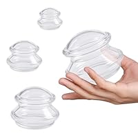 ELERA Silikon Schröpfgläser Set (S-XL) – 4 Stück, Schröpfen Massage für Anti-Cellulite & Anti-Aging, Vakuum Schröpfköpfe für Gesicht/Körper