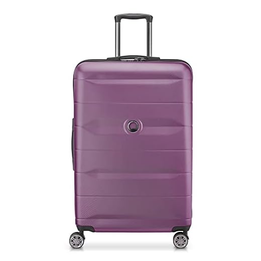 Delsey Comete +, Equipaje Maletas Adultos Unisex, Violet, 35 L