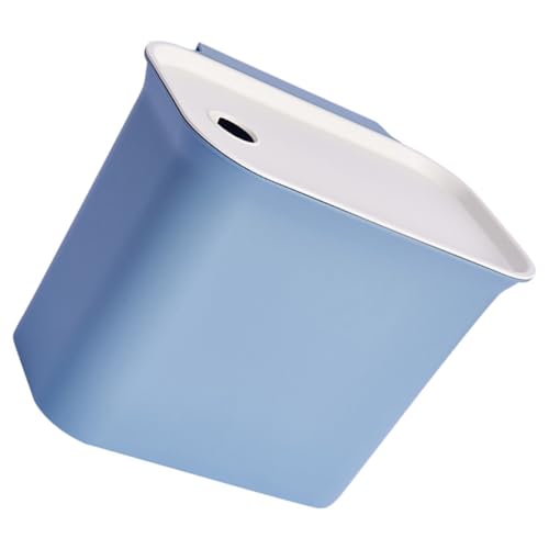 SHINEOFI Cubo de Basura Colgante para Cocina 25X155X195 CM Plástico PP Resistente Tapa Hermética Antiolor Papelera de Pared para Gabinete Ahorro de Espacio y Uso Doméstico