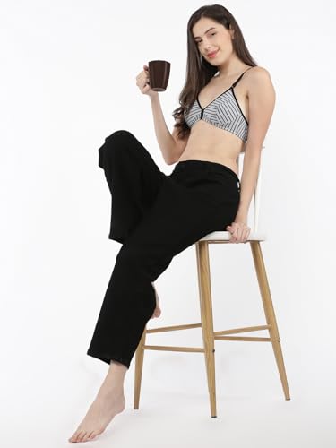 Image of Softline Women's Cotton Rich Wire-Free Non-Padded Bra Combo | Full Coverage & Breathable Comfort | Fancy Lace Design for a Feminine Look | Everyday Support & Soft Feel (Pack of 3)