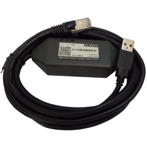 JDOUNFMO TCSMCNAM3M002P USB to RJ45 Programming Cable for Debugging ATV Inverter LXMI Servo ATV12 ATV312 ATV32 ATV61 ATV71(Enhanced Version)