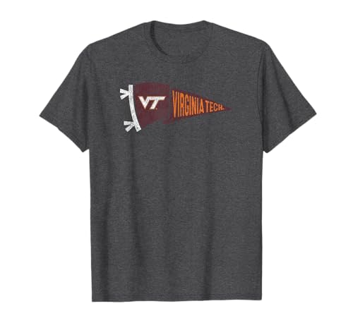 Virginia Tech Hokies Pennant Vintage Officially Licensed T-Shirt