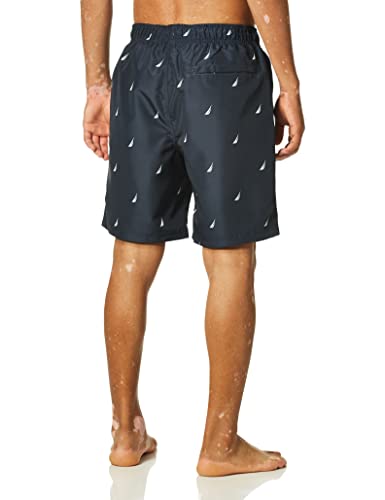 Nautica Men's Standard Quick Dry All Over J-Class Sailboat Print Swim Trunk3